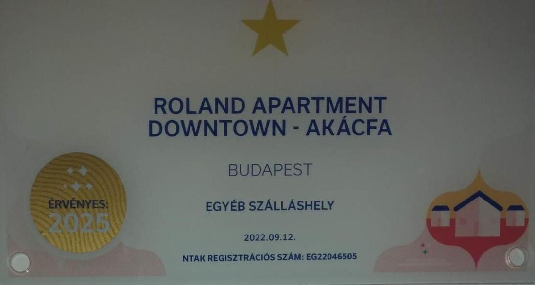 Roland Apartment Downtown - Akacfa Budapest Exterior photo